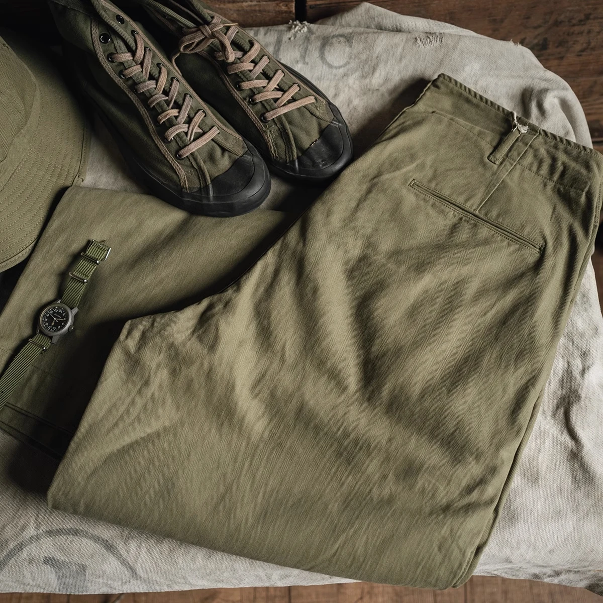 Bronson M-41 Herringbone Twill - Fishing Pants Waterproof 评论和价格