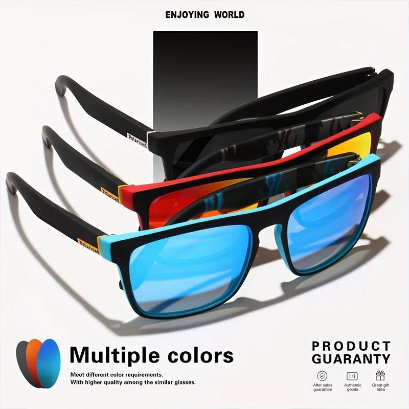 1/3PCS Vintage Square High End - Fishing Sunglasses Polarized 评论和价格